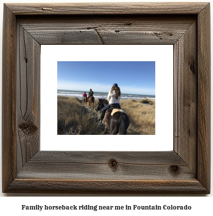 family horseback riding near me in Fountain, Colorado